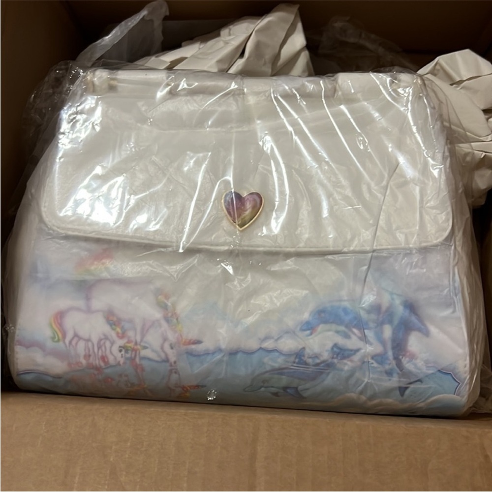Lisa Frank cloud unicorn crossbody purse